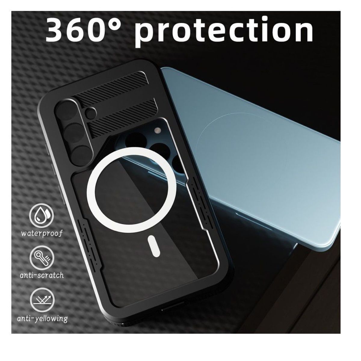 GENERICO - Estuche Sumergible Tipo Lifeproof Para Samsung Galaxy S24-Transaprente