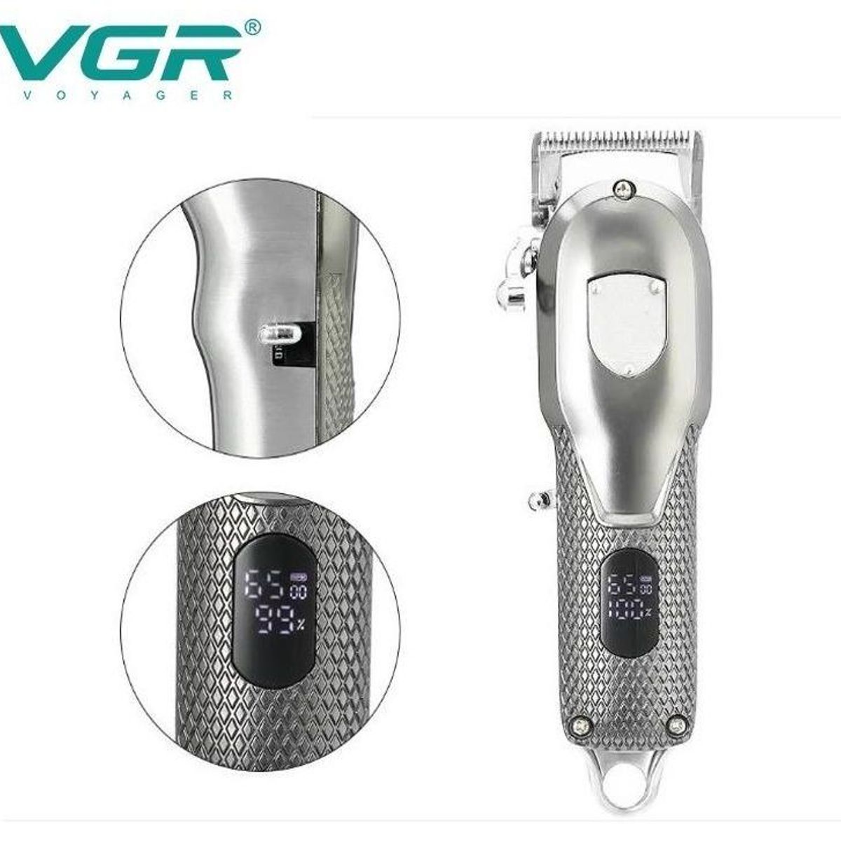 VGR - Maquina De Corte Original e Inalambrica VGR 276 Metalica Escamas