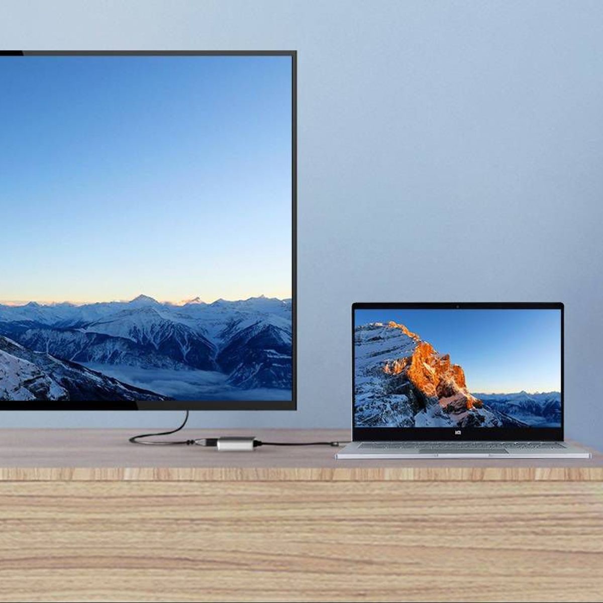 HABY - Cable Adaptador Usb 3.0 A Hdmi +  Vga 1080p