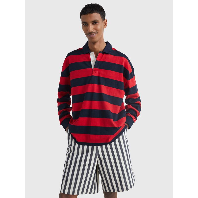 TOMMY HILFIGER - Camiseta Estilo Rugby De Corte Clásico Tommy Hilfiger