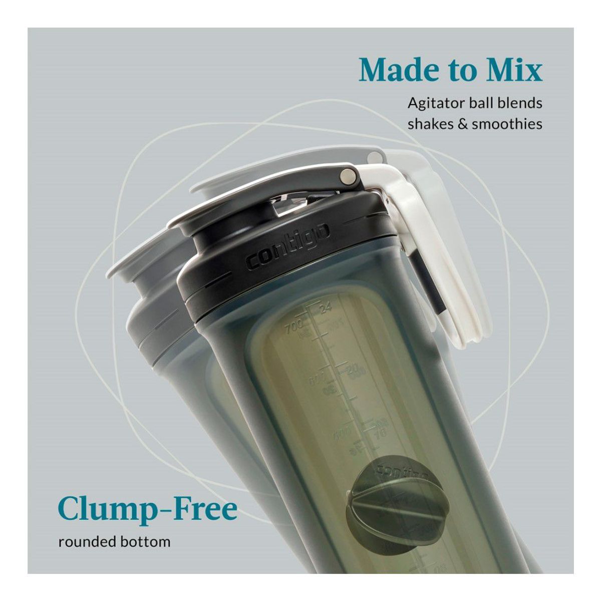 CONTIGO - Vaso Mezclador 828ml Contigo SG Fit 28oz Negro