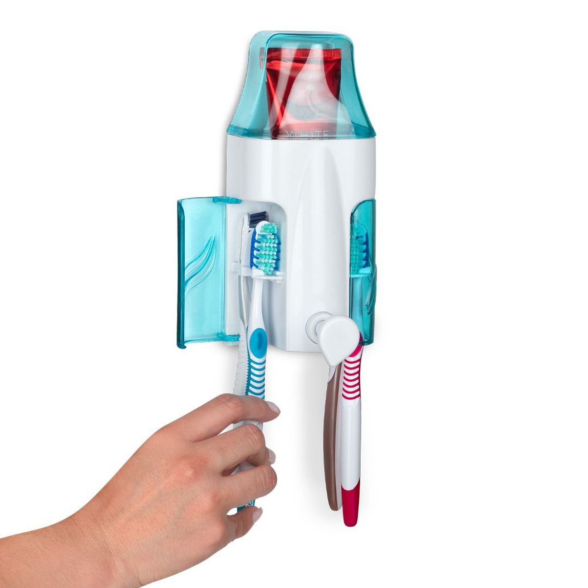KLINIU - Dispensador de crema dental para 4 cepillos