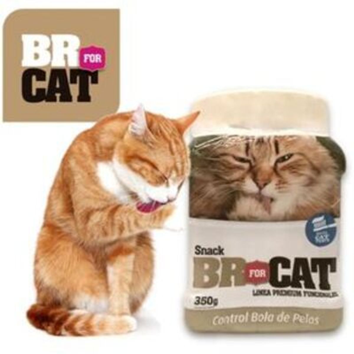 CAT CHOW - Snack Br For Cat Control Bola De Pelos Bombonera De 350gr