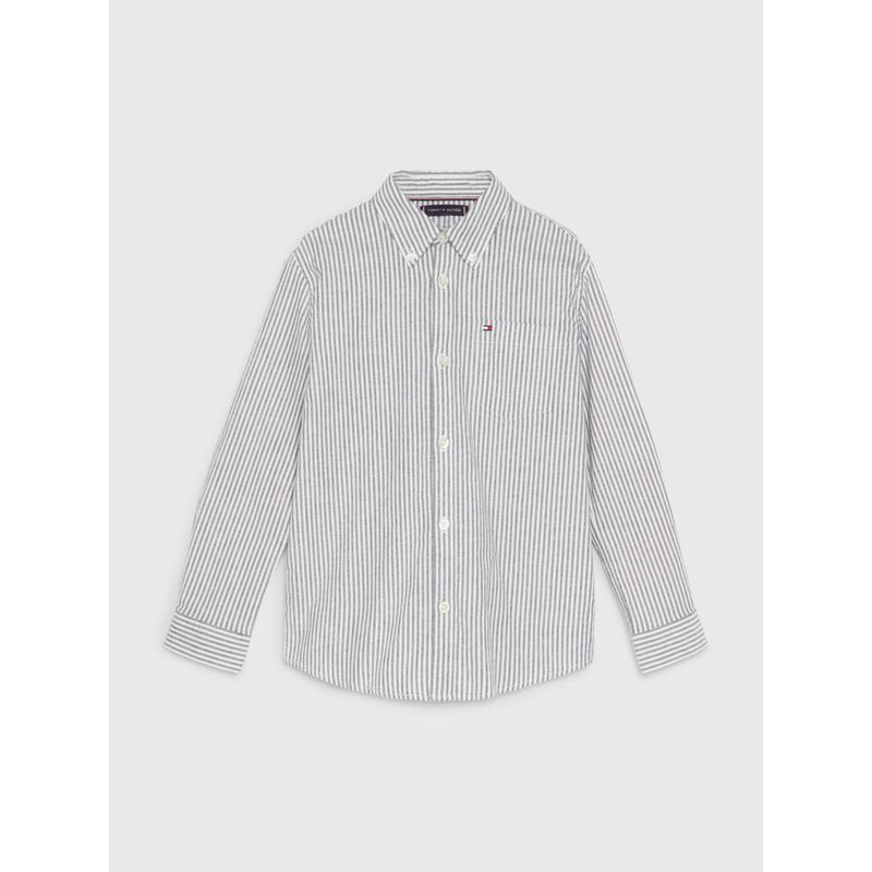 TOMMY HILFIGER - Camisa De Niño Essential Motivo Rayas Tommy Hilfiger
