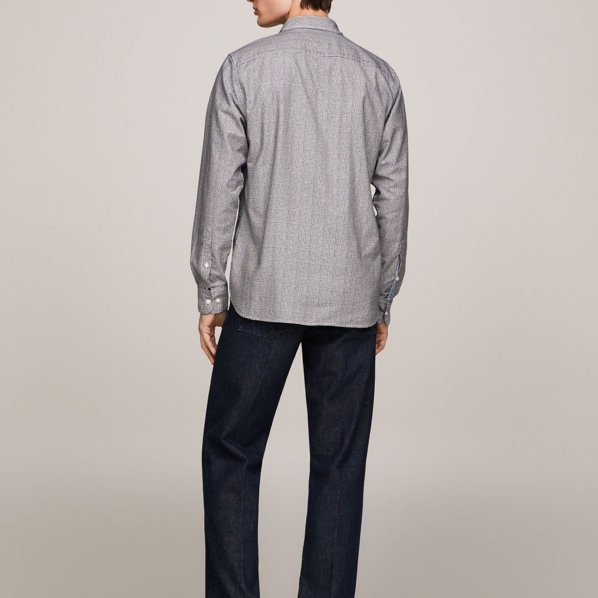 TOMMY HILFIGER - Camisa Oxford Regular Con Estampado De Canasta Tommy Hilfiger