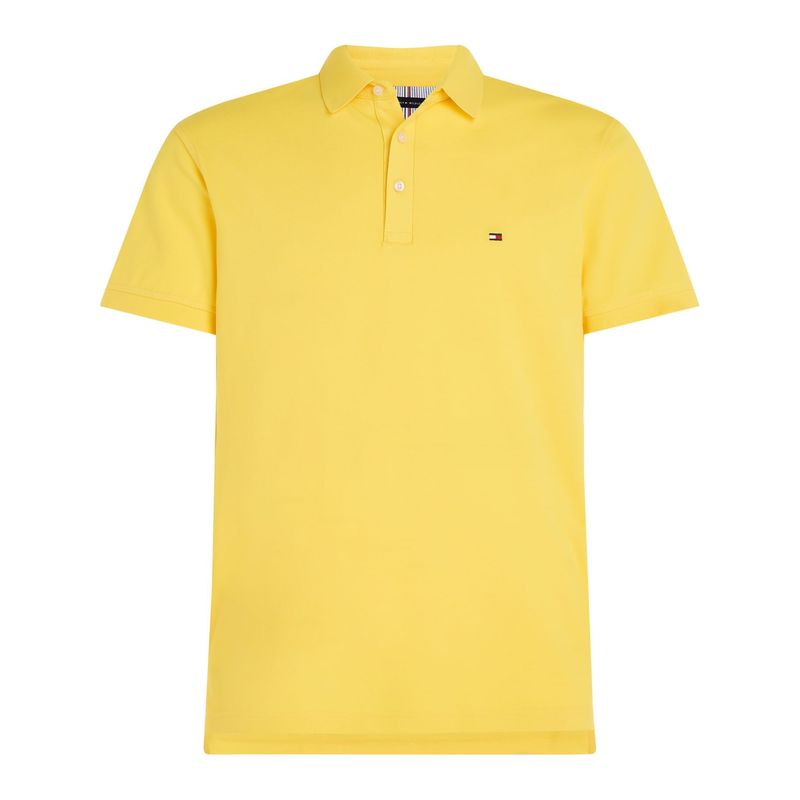 TOMMY HILFIGER - Polo 1985 Amarilla De Corte Regular Para Hombre Tommy Hilfiger