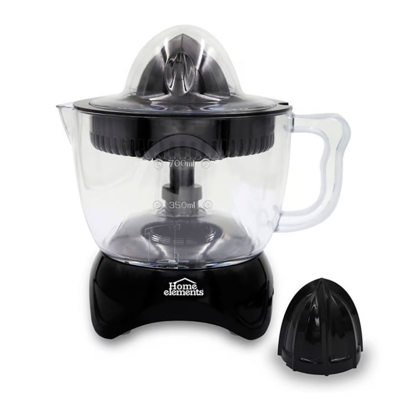 HOME ELEMENTS - Exprimidor De Jugo 1 Litro Home Elements He-8804n Negro