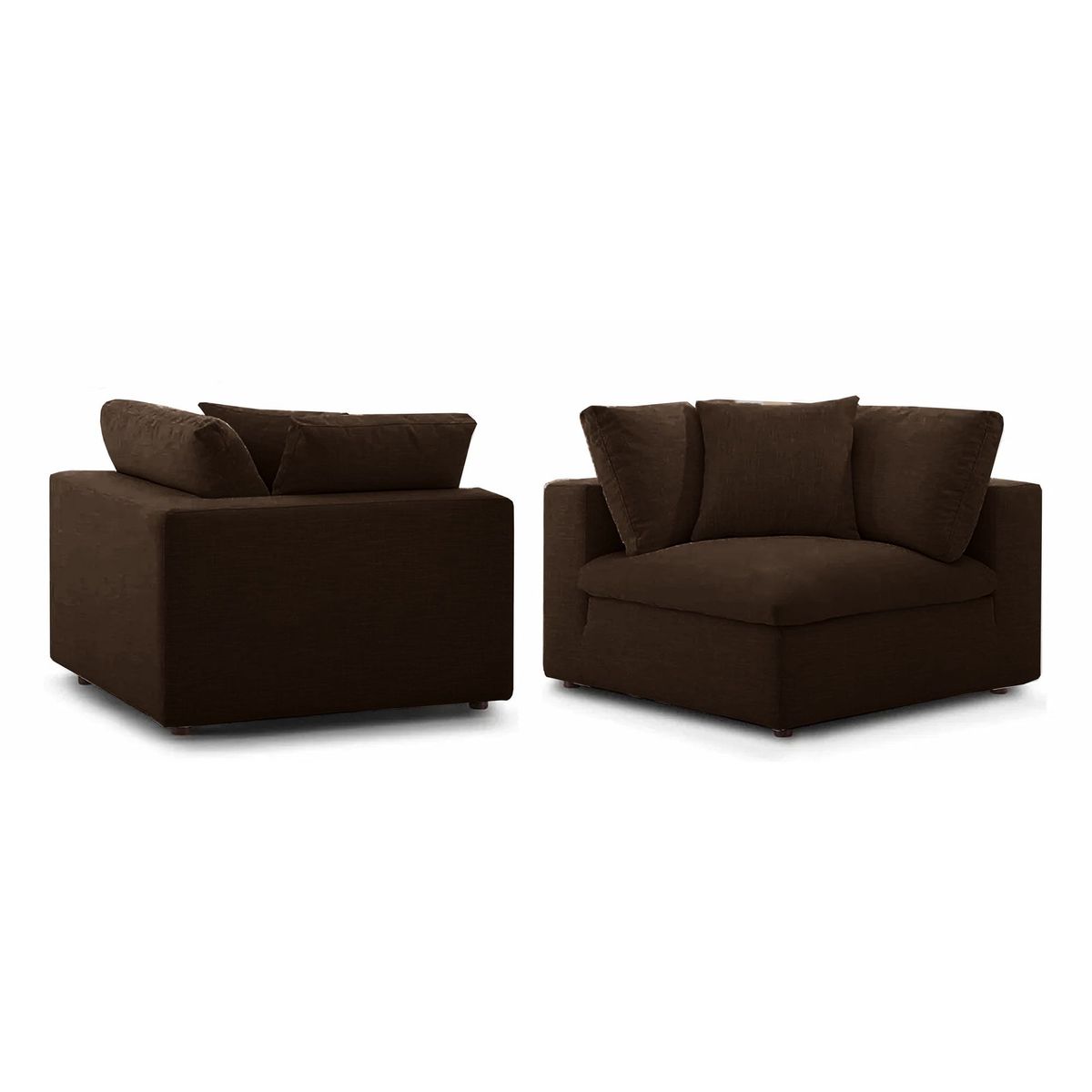 GENERICO - SALA MODERNA VERZZA ECOCUERO CAFE