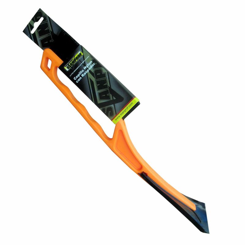 STANPROF - Cepillo Naylon Con Raspador STANPROF