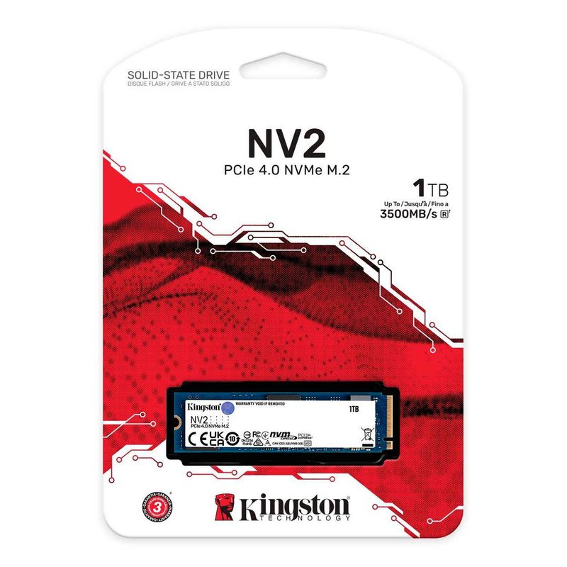 KINGSTON - Disco De Estado Solido Ssd Kingston 1TB Conexión M2