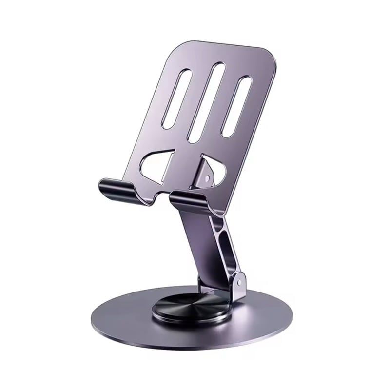 GENERICO - Soporte Base Para Celular Tablet Escritorio Ajustable Gris oscuro