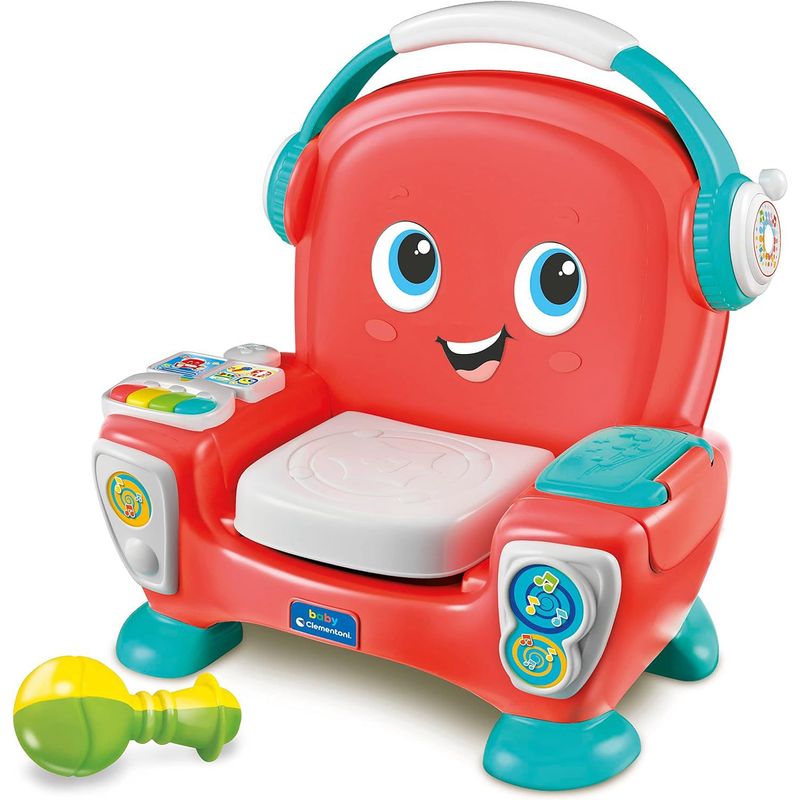 CLEMENTONI - Silla Interactiva Para Bebe Música Y Sonidos Aprendizaje