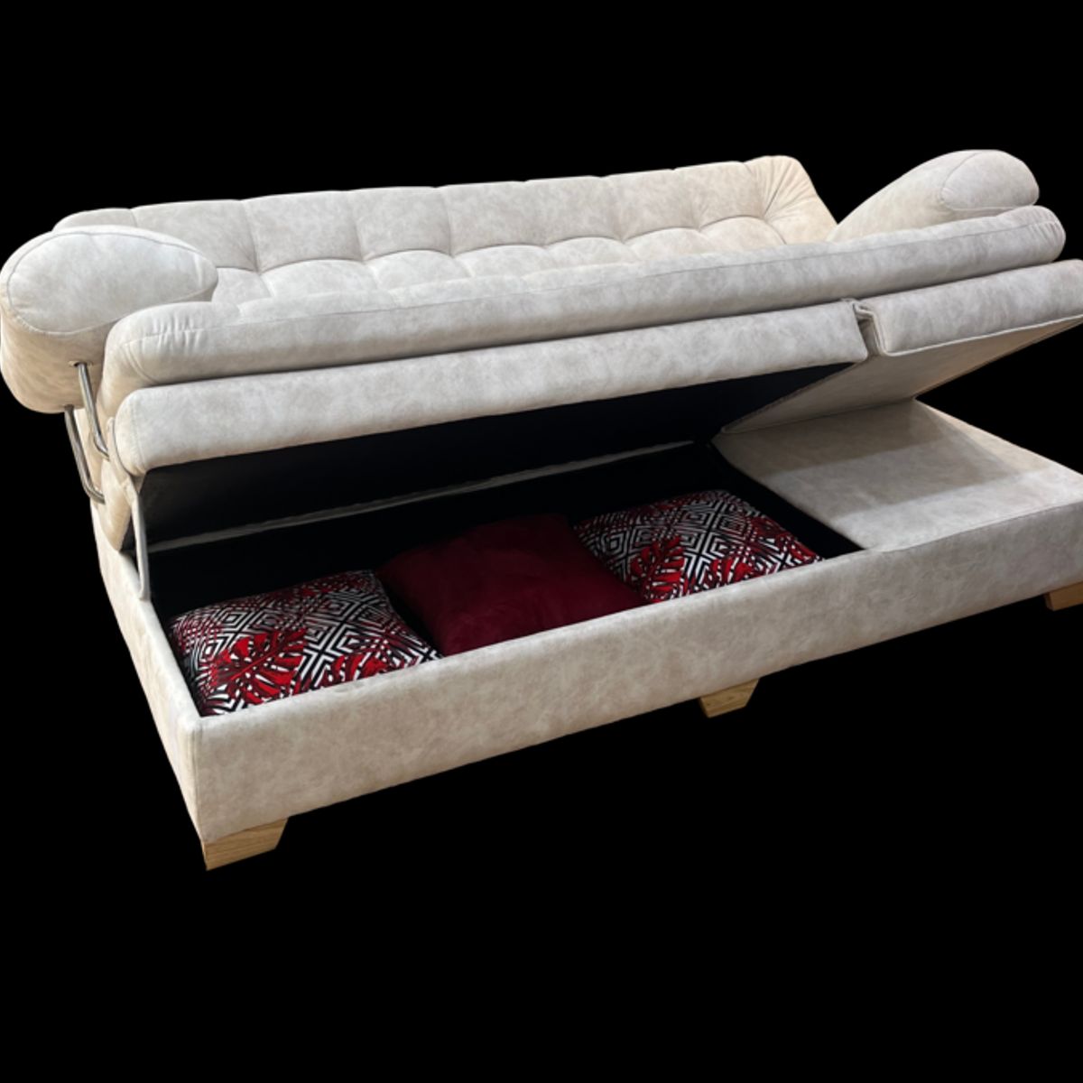 SONATY - Sofá Cama Multifuncional Con Baúl