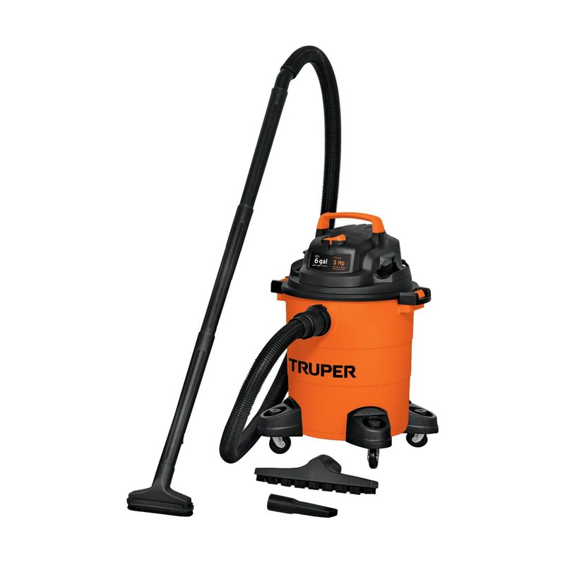 TRUPER - Aspiradora Líquidos Y Sólidos 6 galones 23l 3hp 2200w Truper
