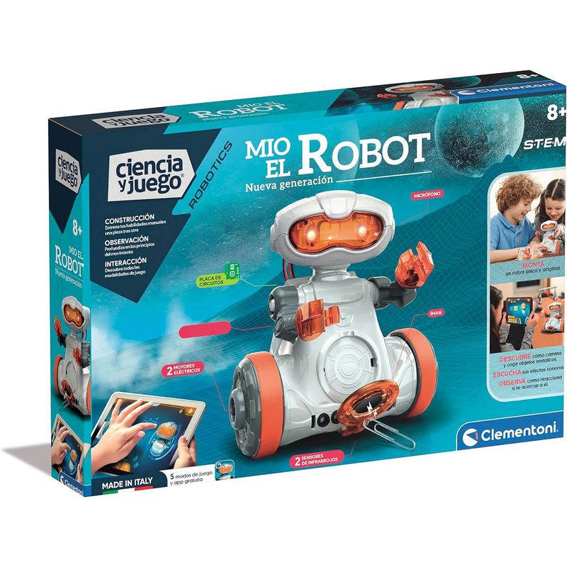 CLEMENTONI - Robot Stem Código Y Programación Para Niño Y Niña Didáctico