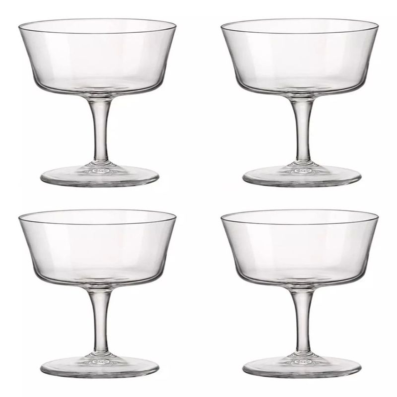 BORMIOLI ROCCO - Set x 4 Copas Bartender Novecento Fizz 220ml Bormioli Rocco