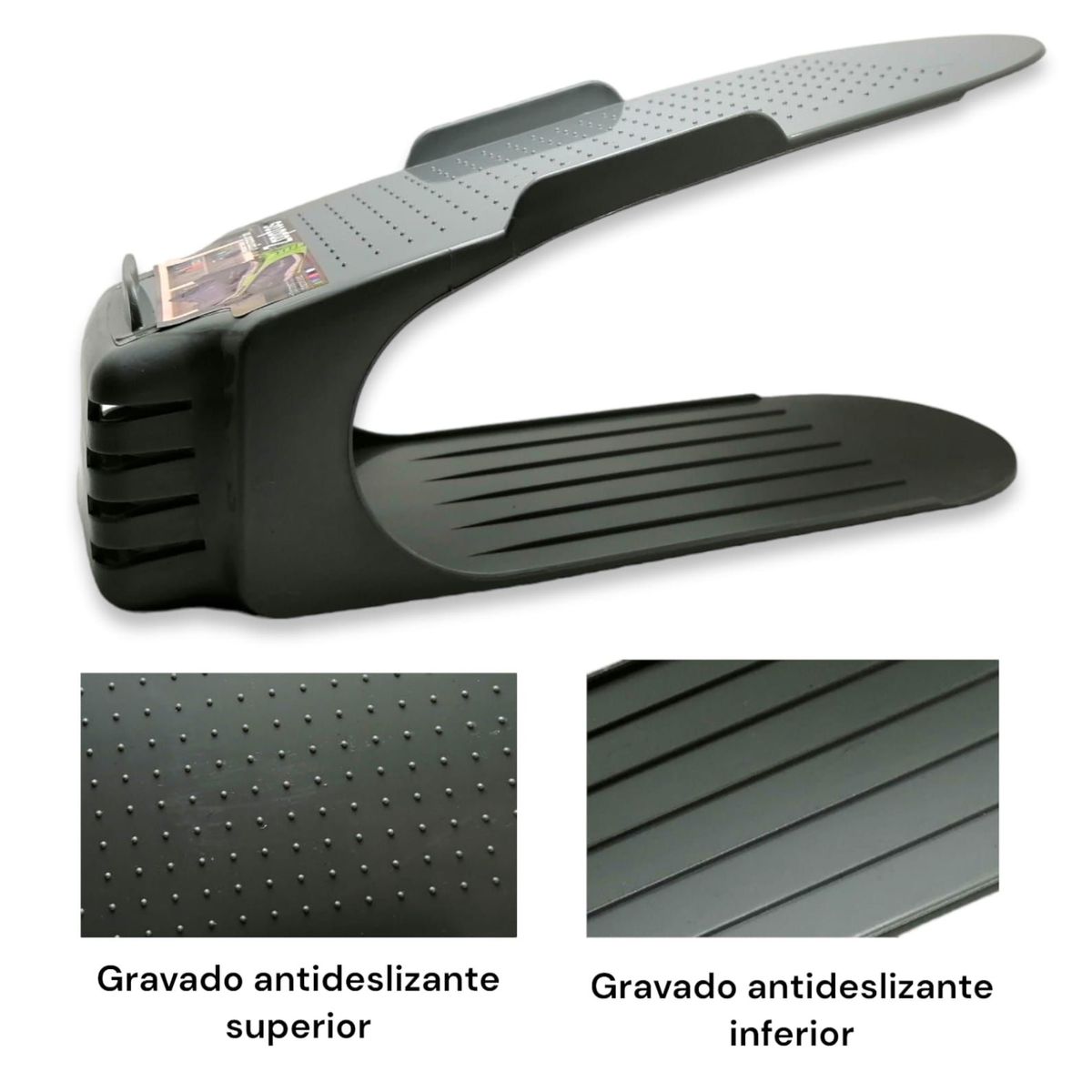 GENERICO - Organizador Zapatos X 12 Zapatero Acomodador Plástico