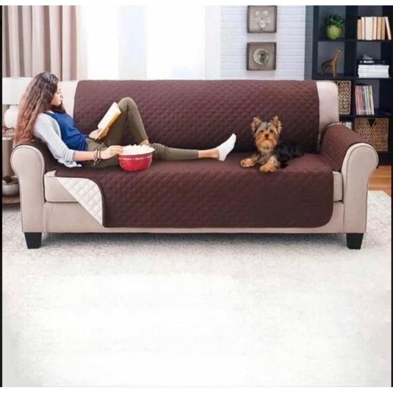 GENERICO - Cubre Sofa Forro Protector Muebles Funda 3 Puestos