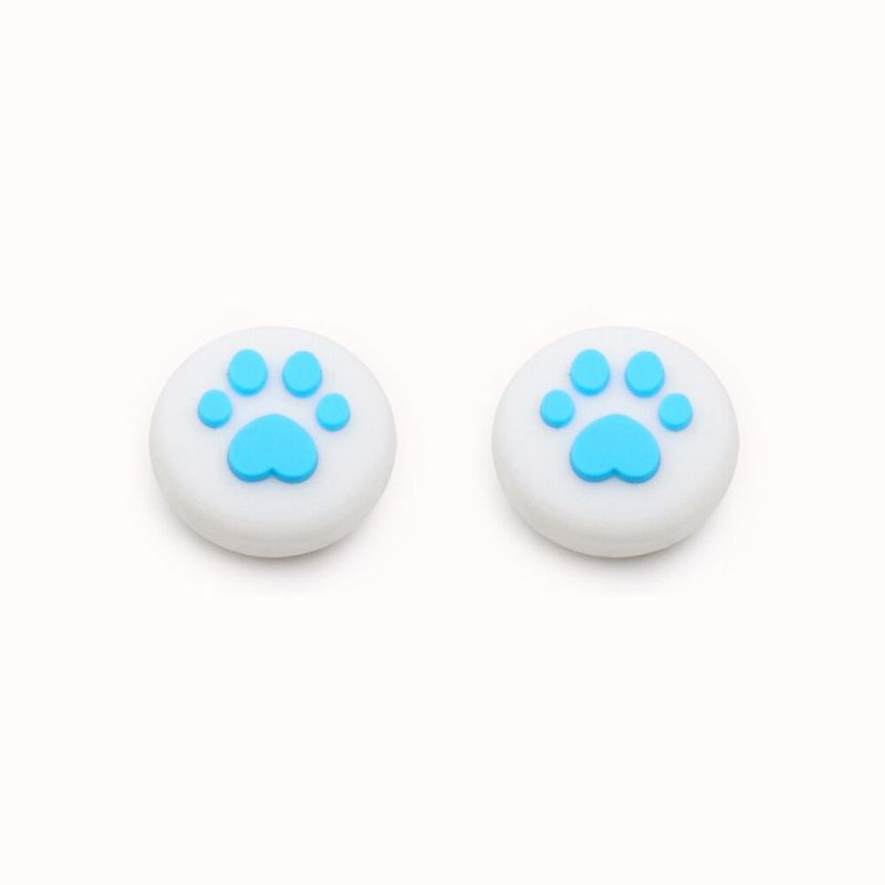 GENERICO - Protectores de Joystick para Nintendo Switch - Ultra Ligero  Azul Huella