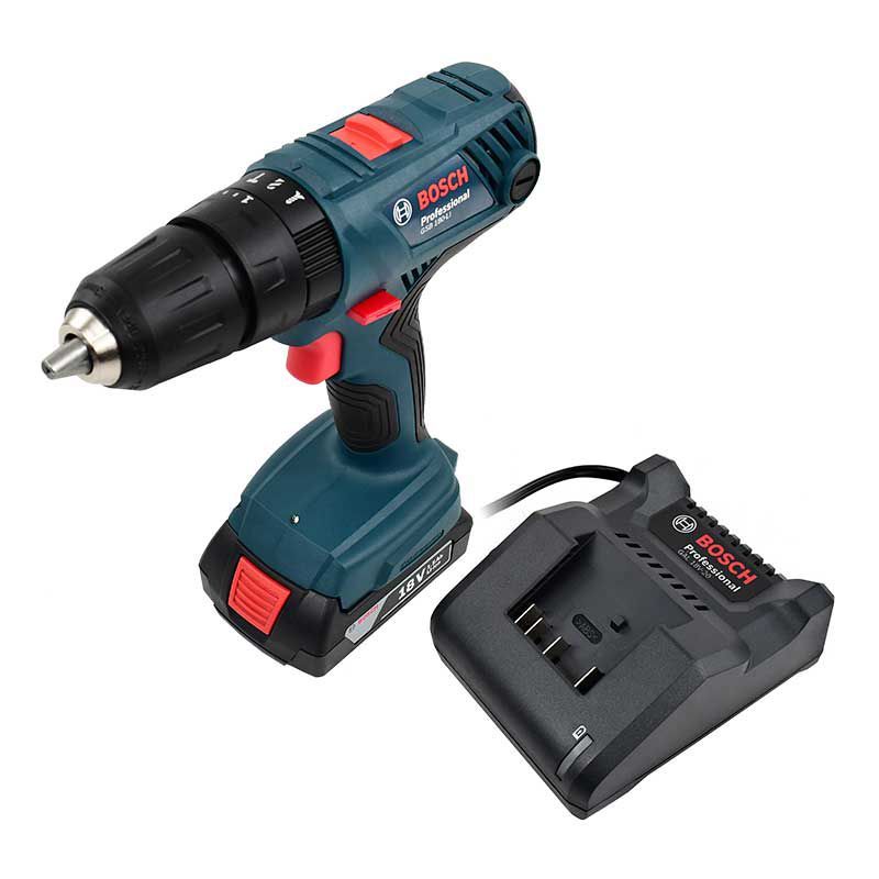 BOSCH - TALADRO PERCUTOR 18V GSB 180 LI 1 BAT 2AHCARGADOR