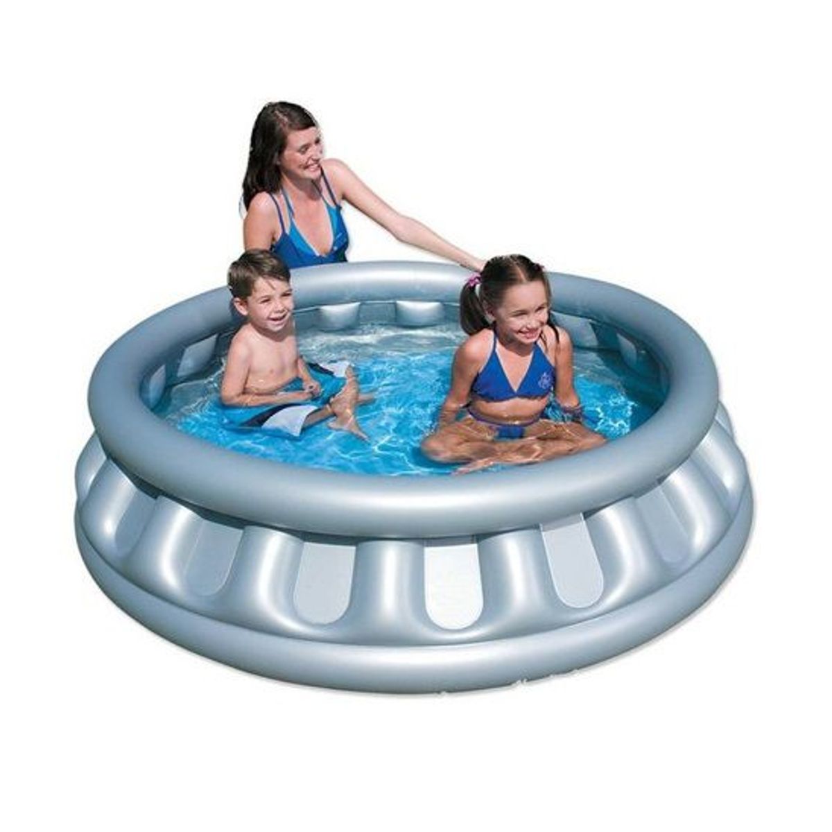 BESTWAY - Piscina Inflable Redondo Bestway Space Ship 51080 512l Gris Caja