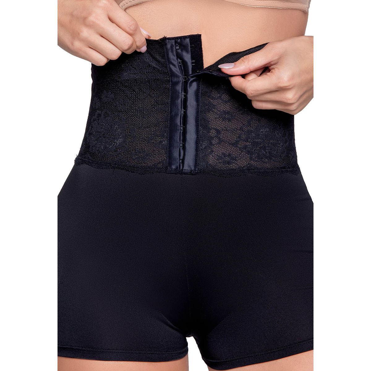 FORMAS INTIMAS - Short Mujer Negro FI 86051