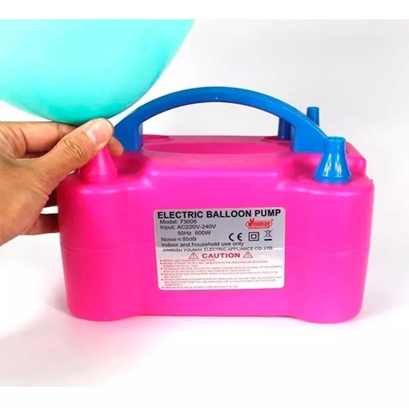 GENERICO - Bombas Inflador Globos Electrico Doble Boquilla Bomba 600wat