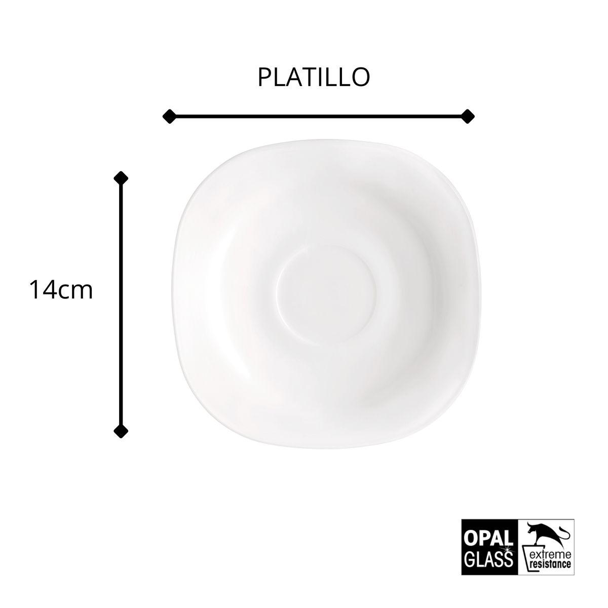 BORMIOLI ROCCO - Vajilla Parma Bormioli Rocco 16 Pzs 4 Puestos Vitrocerámica