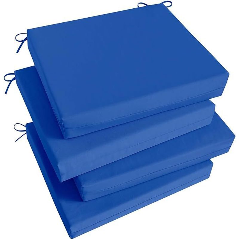 DISEÑOS RAMONA'S - Cojín Para Silla Cuadrado Setx4 42x42 Azul