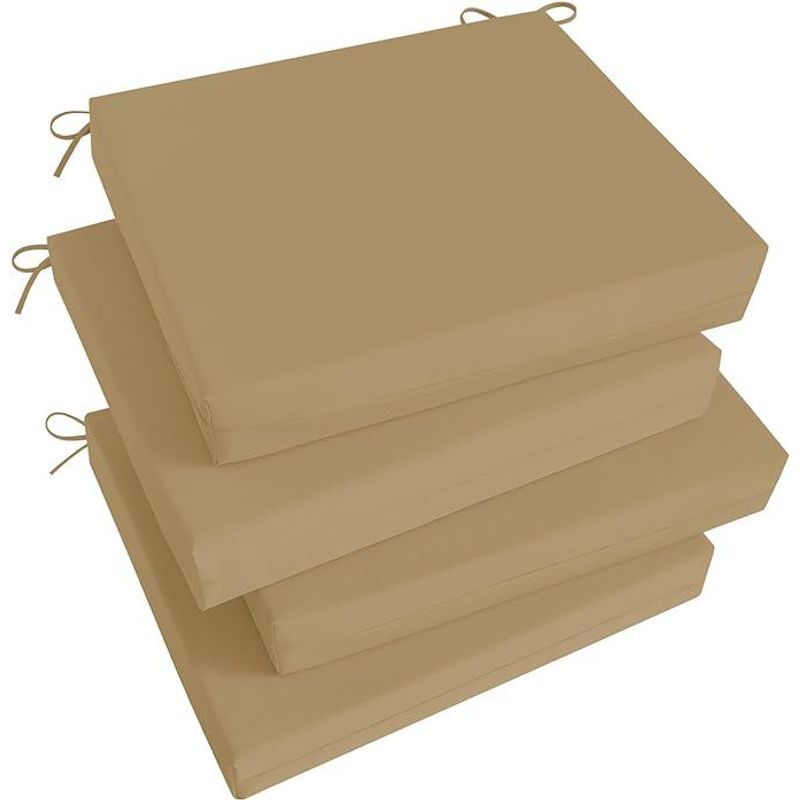 DISEÑOS RAMONA'S - Cojín Para Silla Cuadrado Setx4 42x42 Beige