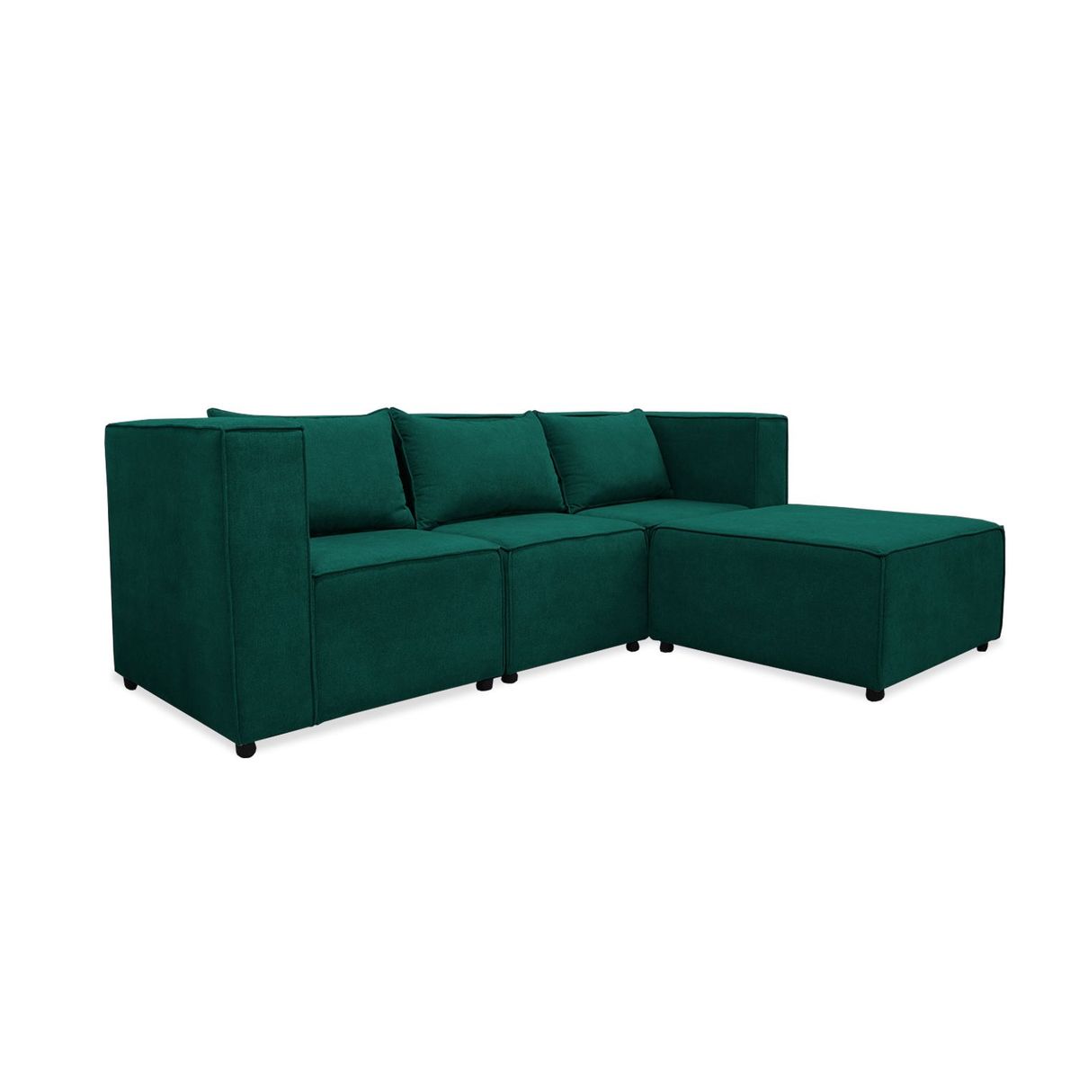 MUEBLES REM - Sala Hofer Modular Verde