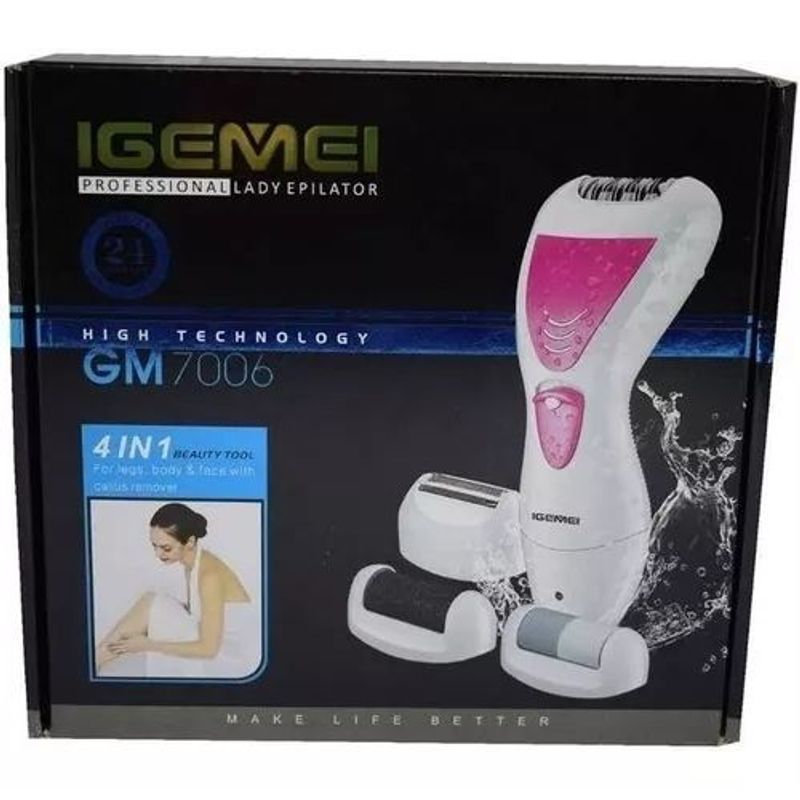GEMEI - DEPILADORA PARA MUJER GEMEI 4 EN 1