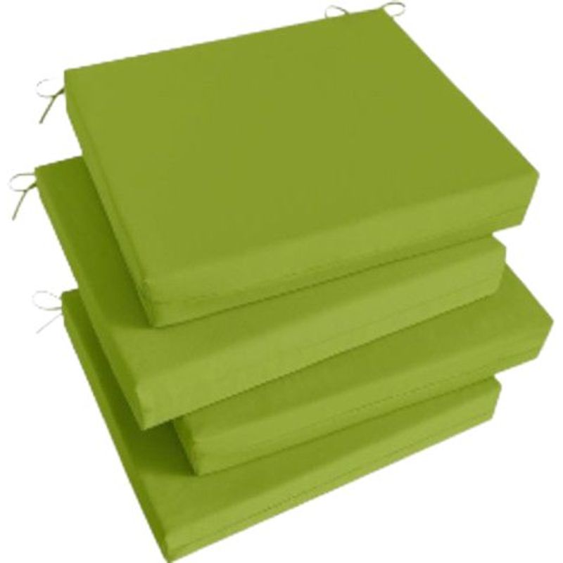 DISEÑOS RAMONA'S - Cojín Para Silla Cuadrado Setx4 42x42 Verde