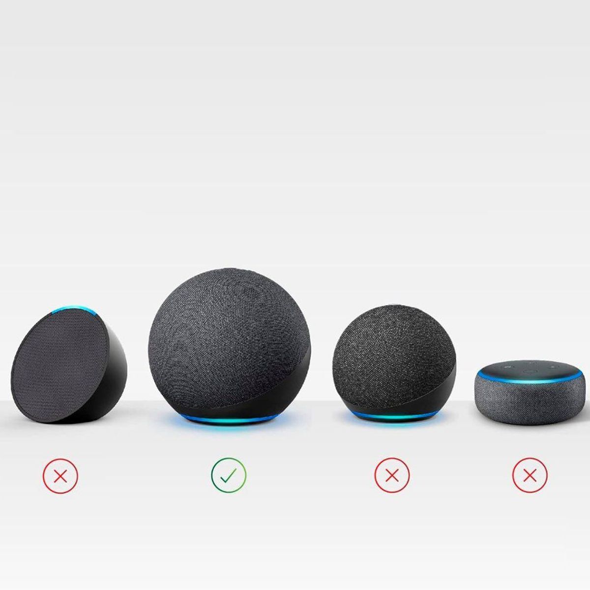 AMAZON - Amazon Echo Dot 4th Gen Grande Con Alexa y Sonido Premium Negro