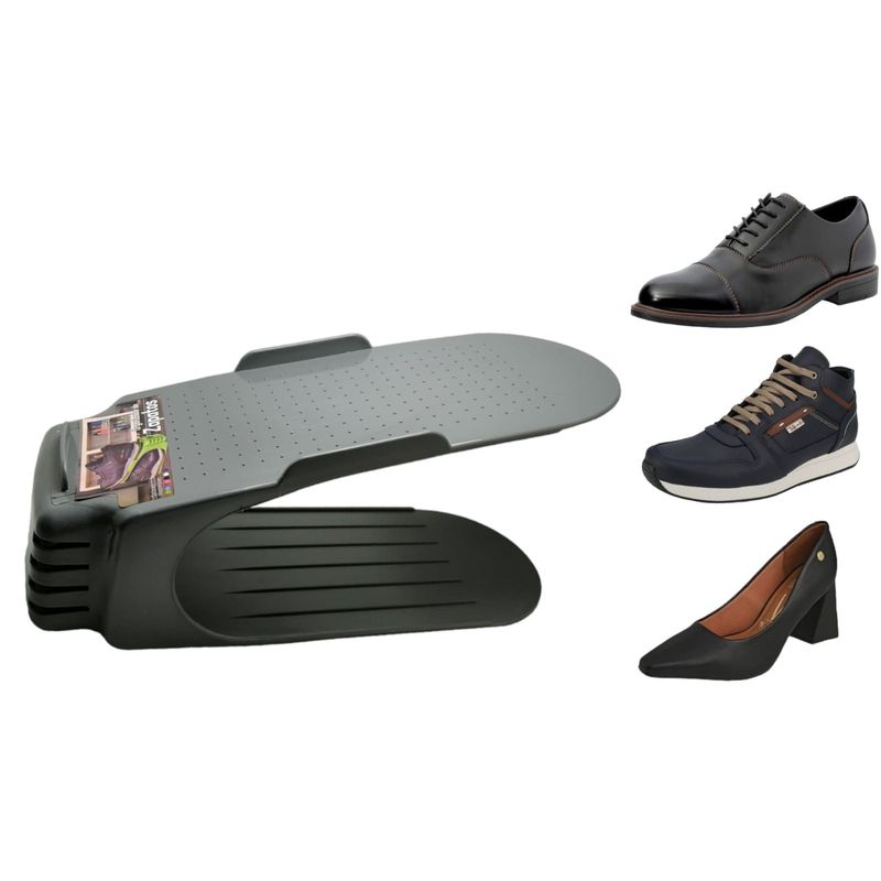 GENERICO - Organizador Zapatos X 20 Zapatero Acomodador Plástico + REGALO
