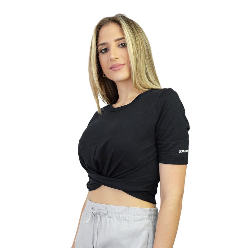 DKNY - Camiseta Blk Dkny para Dama Negro
