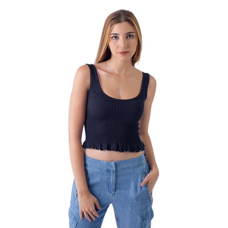 DKNY - Top Blk Dkny para Dama Negro