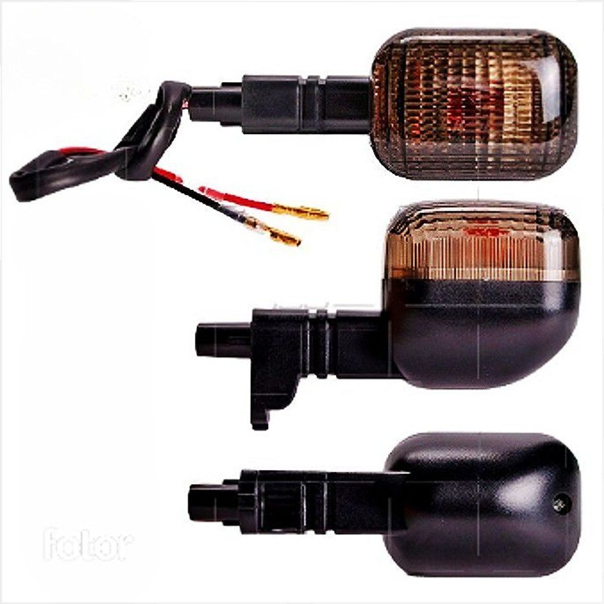 REVO - Direccionales Moto Bws 125 X  Fi antigua par Traseras Humo