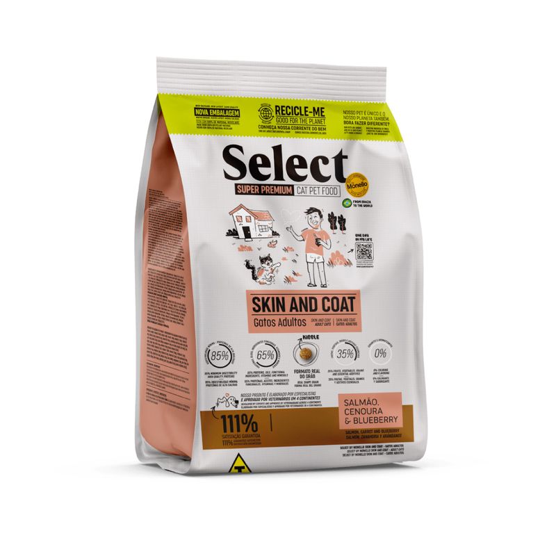 MONELLO - Monello Select Premium Gato Piel Y Pelaje X 7Kg