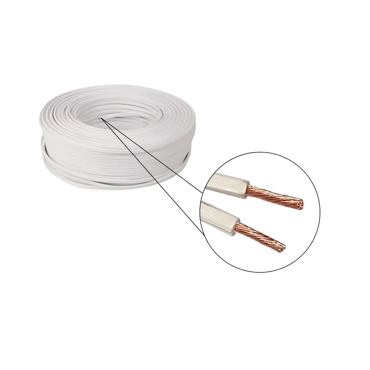 GENERICO - Cable Duplex 2 X 14 Rollo X 100 M