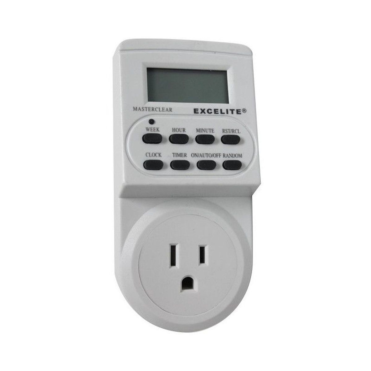 EXCELITE - Temporizador Programador Digital Excelite Tue2a-Blanco