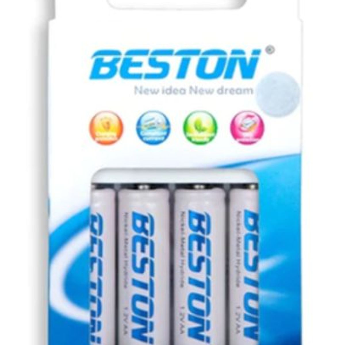 BESTON - Pilas Beston AA Recargable X 4