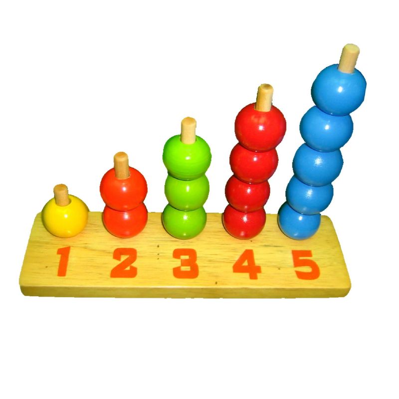 MAFEGO - Escalera de  conteo del 1 - 5 Ábaco