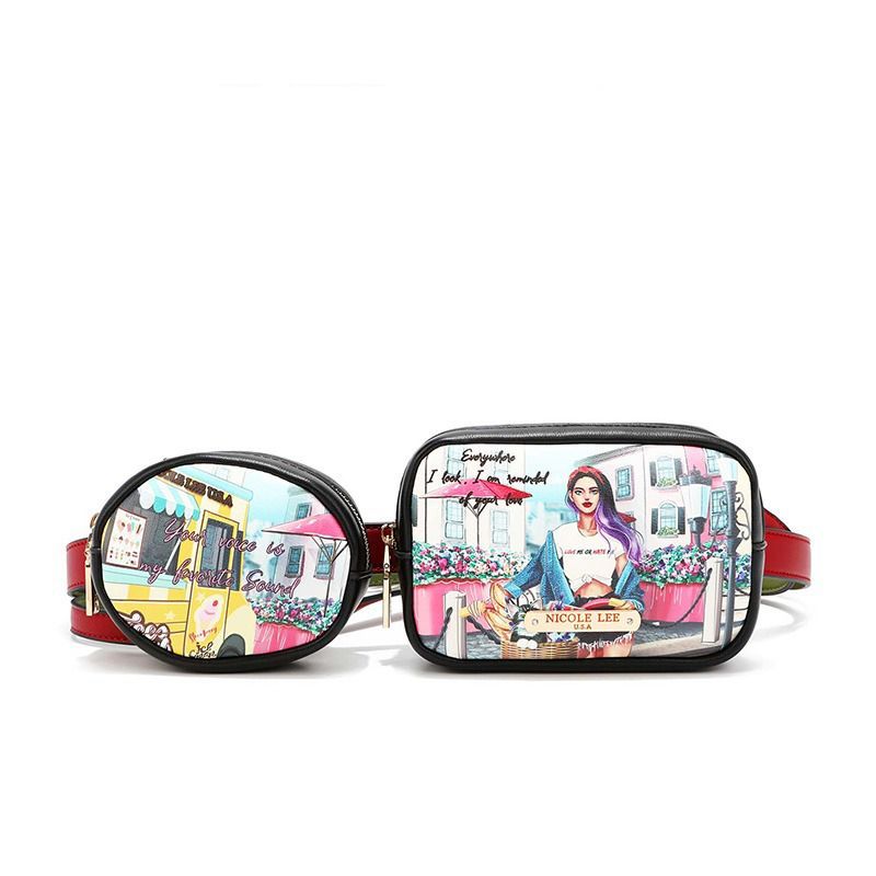 NICOLE LEE - Canguro Y Bandolera Nicole Lee estampado PRT-16297