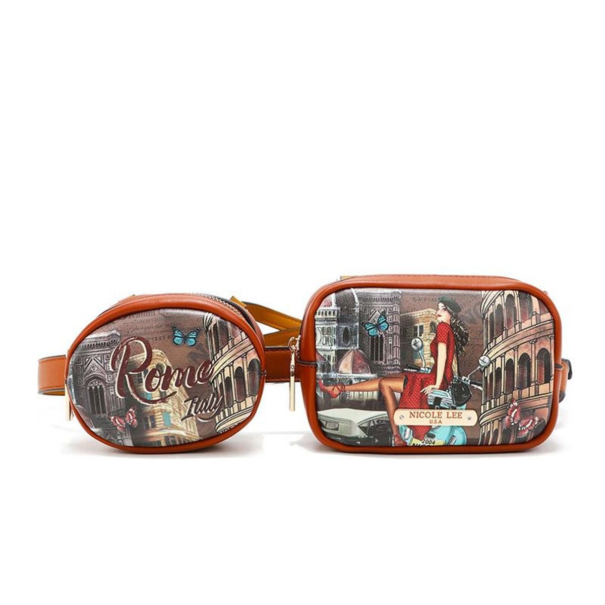 NICOLE LEE - Canguro Y Bandolera Nicole Lee estampado PRT-16297