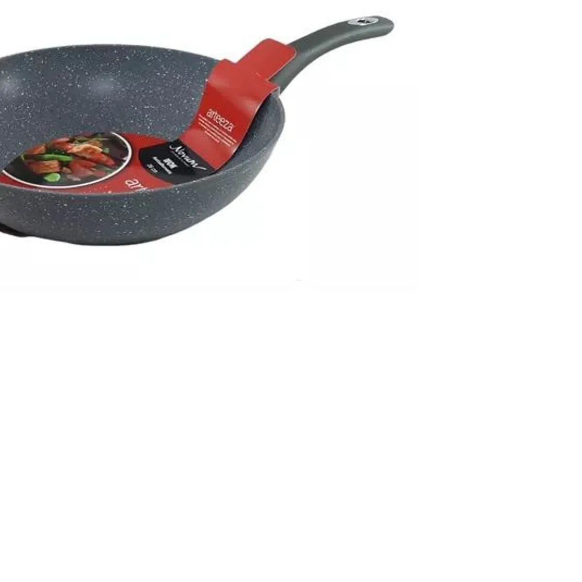 NOVUM - Sarten Arteeza Wok De 28 Cm Piedra Volcánica Antiadherente