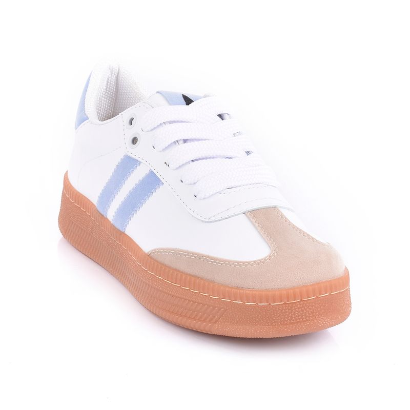 PRICE SHOES - Price Shoes Tenis Casual Mujer  962DN28AZUL
