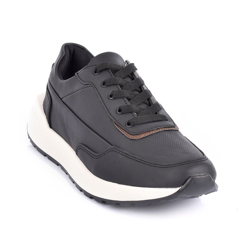 SKY WALK - Sky Walk Tenis Casual Hombre 6631042559NEGRO