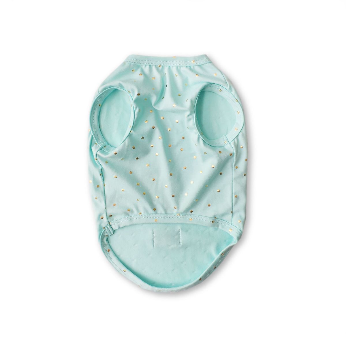 WAWAW - Esqueleto para perro  talla XS menta lunares dorados Wawaw