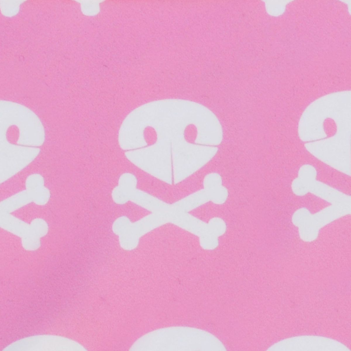 WAWAW - Pañoleta para perro talla S sub rosa calaveras blancas Wawaw